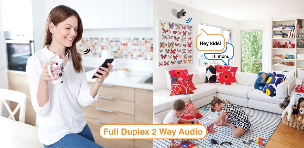 Smart Camera with 2 way talk