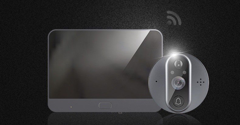 Wireless Video Door Phone with Screen